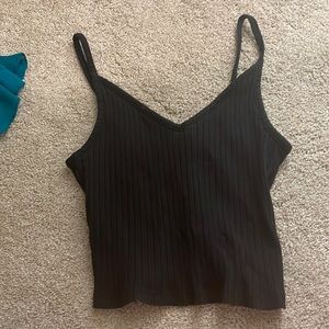 Black tank top